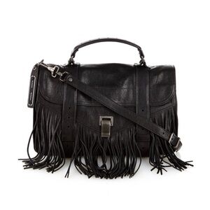 Proenza Schouler PS1 Fringe Lamp-skin Bag_USED in Very Good Condition 💯Authentic
